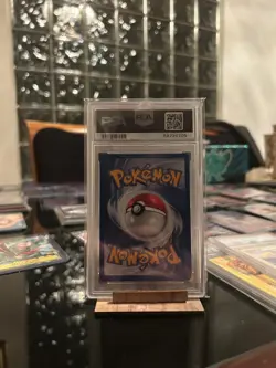 2001 Pokemon Black Star Promo Pichu Reverse Foil Pokemon League PSA 9 #35 - Image 2