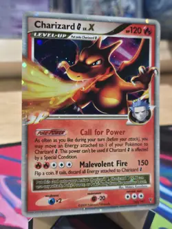 Pokemon TCG 2009 Charizard G LV.X Holo Card 143/147 Supreme Victors NM - Image 2