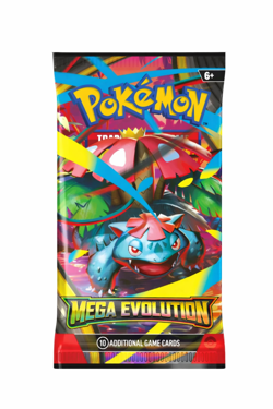 Pokemon TCG Mega Evolution Booster Pack | Venusaur Artwork | 10 Cards | Factory - Image 1