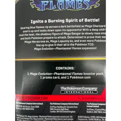 Pokemon TCG Mega Evolution Phantasmal Flames Booster Pack Card Coin - Image 5