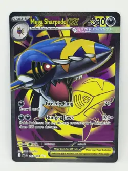 Mega Sharpedo EX 113/094 - Ultra Rare - Phantasmal Flames - Pokemon TCG - Image 1