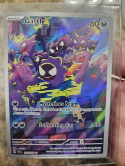Pokemon TCG Gastly Scarlet & Violet Temporal Forces 177/162 IR NM - Image 1