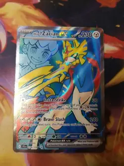 Hop's Zacian ex Ultra Rare Pokemon TCG Journey Together 176/159 - Image 1