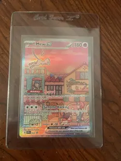 Pokemon TCG Mew EX 053 Holo Black Star Promo Scarlet & Violet 151 - Image 1