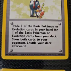 Pokemon TCG Pokemon Trader Base Set 77/102 Regular Rare - Image 3