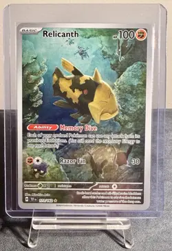 Relicanth 173/162 Illustration Rare Temporal Forces Pokemon TCG NM - Image 1