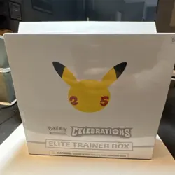 Pokemon Celebrations Elite Trainer Box English 25th Anniversary Special Edition - Image 1