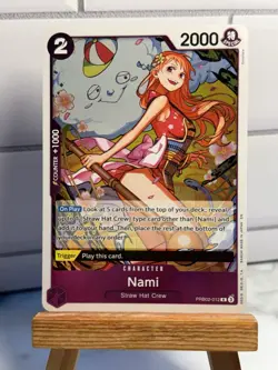 One Piece TCG Nami PRB02-012 R Foil The Best Vol. 2 English NM - Image 1
