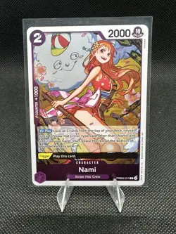 One Piece TCG Nami PRB02-012 R Foil The Best Vol. 2 English NM - Image 1