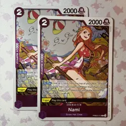 2x One Piece TCG Nami PRB02-012 R Foil The Best Vol. 2 English NM - Image 1