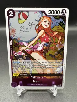 One Piece TCG Nami PRB02-012 R Foil The Best Vol. 2 English NM - Image 1