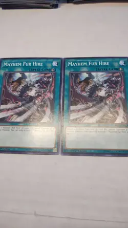 2x Mayhem Fur Hire MP19-EN255 2019 Gold Sarcophagus Tin Mega Pack Unlimited - Image 1