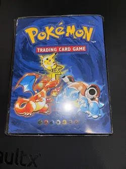 Pokemon TCG 1999 Base Set Vintage WOTC Binder With Cards - Image 1
