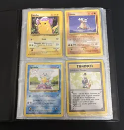 Pokemon TCG 1999 Base Set Vintage WOTC Binder With Cards - Image 2