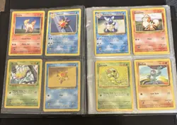 Pokemon TCG 1999 Base Set Vintage WOTC Binder With Cards - Image 3