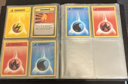 Pokemon TCG 1999 Base Set Vintage WOTC Binder With Cards - Image 5