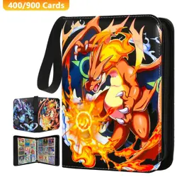 400/900 Pockets For Pokemon Trading Card Binder Holder Cards Album Folder Gift - Image 1