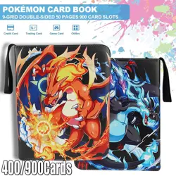 400/900 Pockets For Pokemon Trading Card Binder Holder Cards Album Folder Gift - Image 3