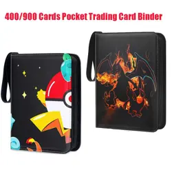 For Pokemon Trading Cards Album Folder 400/900 Pockets Card Binder Holder Gift - Image 1
