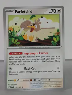 Farfetch'd - Twilight Masquerade - 132/167 - Pokemon TCG - Reverse holo/non - C - Image 2