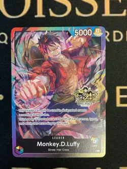 Monkey D. Luffy - Rainbow Leader - 3rd Anniversary Stamped Promo - One Piece TCG - Image 1