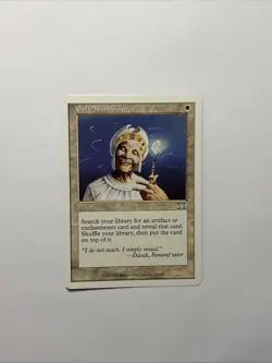 MTG Enlightened Tutor Mirage Regular Uncommon Card Lightly Played - Image 2