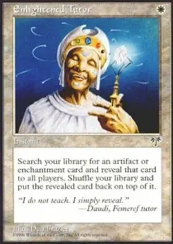Enlightened Tutor Mirage Regular MTG Card - Image 1