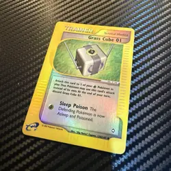 Trainer Grass Cube 0I 124/147 Pokemon TCG Pokemon Card (MYREF#7) - Image 1