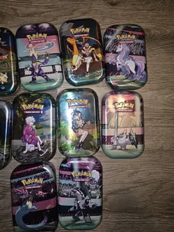 Pokemon Trading Game EMPTY WITH NO CARDS Mini Tin Lot Of 10 - Image 2