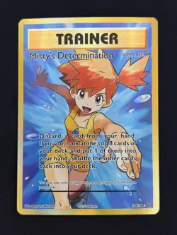 Misty's Determination 108/108 - Evolutions - Near Mint NM Full Art Pokemon Card - Image 1