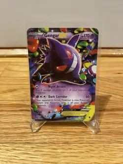 Pokemon Gengar EX 34/119 XY Phantom Forces Ultra Rare Holo Night Attack Card - Image 1