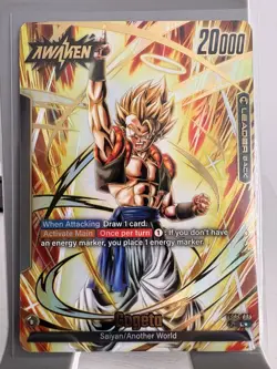 Gogeta FB05-095 Leader Alternate Art New Adventure Dragon Ball Super TCG Card - Image 1