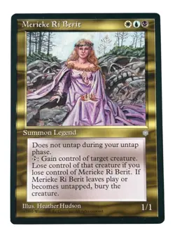 MTG Merieke Ri Berit Ice Age Near Mint NM Regular Vintage Old School Magic - Image 1