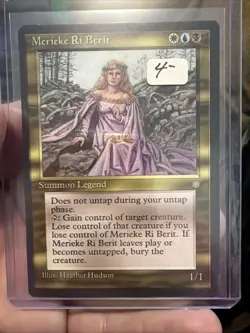 MTG Merieke RI Berit Ice Age Magic the Gathering Card in Near Mint Condition - Image 1