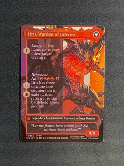 Clive, Ifrits Dominant Borderless Foil M 0385 Final Fantasy FIN MTG NM+ - Image 2