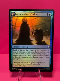 Accumulate Wisdom - Foil NM Eng MTG - Avatar The Last Airbender - Image 1