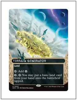 1x Terrain Generator 0043, Edge of Eternities Stellar Sights, Magic MTG NM - Image 1