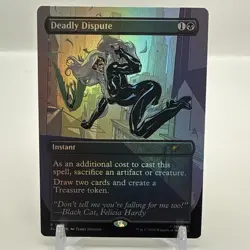 Deadly Dispute (1985) (Rainbow Foil) Secret Lair Drop Foil - Image 1