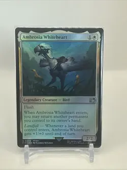 Final Fantasy MTG-Ambrosia Whiteheart #0006-Foil Uncommon-Never Played-NM - Image 1