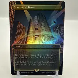 Command Tower 1989 Foil Marvel's Spider-Man: Villainous Plot Secret Lair - Image 1