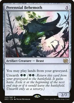 [MTG] Perennial Behemoth (Foil) (202) (BRO) NM - Image 1