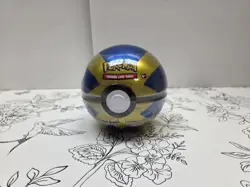Pokemon TCG Poke Ball Sealed Tin D23 Quick Ball DENTED - Image 1