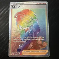 Allister 192/185 Vivid Voltage Pokemon Card Secret Rare Full Art Near Mint - Image 1