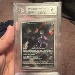 BGS 9 Mewtwo 52 Pokemon 151 UPC Black Star Promo #52 “Batman” Art With Subgrades - Image 1