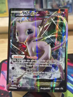 Pokemon Mew EX XY126 Full Art Black Star Ultra Rare Promo Card NM Condition - Image 1