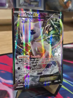 Pokemon Mew EX XY126 Full Art Black Star Ultra Rare Promo Card NM Condition - Image 2