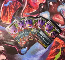 Lot of 5 Mega Gengar ex Pokemon TCG 056/094 Me02: Phantasmal Flames Holo - Image 1