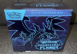 *SEALED* Pokemon TCG Phantasmal Flames (ME02) Elite Trainer Box ETB - Image 1