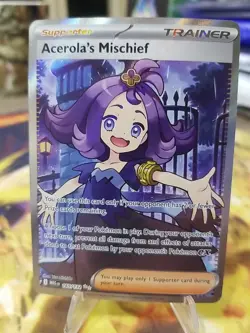 Pokemon Acerola's Mischief - Ultra Rare ME01: Mega Evolution 165/132 NM - Image 1