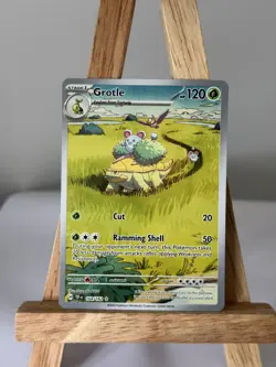 Grotle 164/162 Illustration Rare Holo NM Temporal Forces Pokemon TCG Card - Image 1